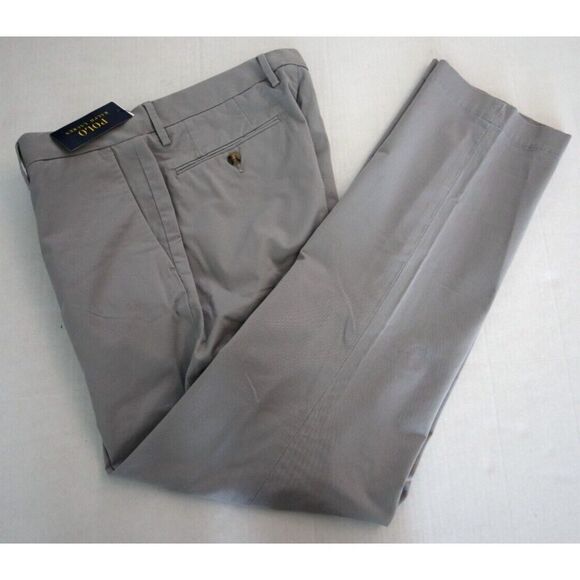 Polo Ralph Lauren Men's Sz 34x32 Soft Gray Stretch Classic Fit Dress Pants - Picture 7 of 7